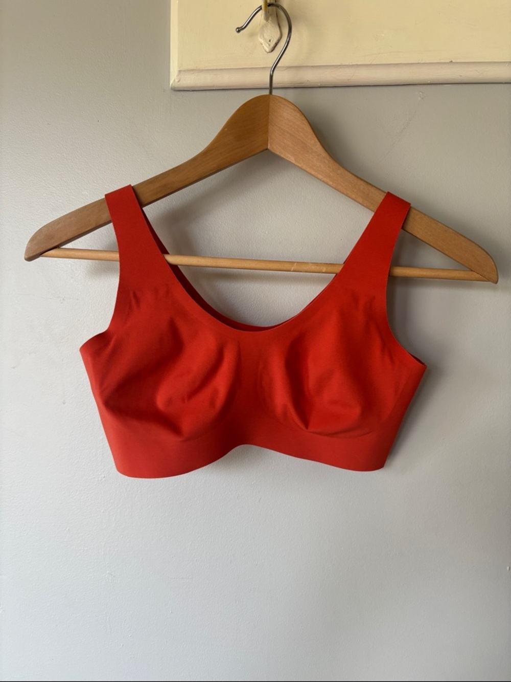 Knix Pullover Wireless Bralette Burnt Orange XS Seamless
